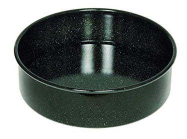 Riess, 0493-022, Tortenform 24, CLASSIC - BACKFORMEN, Durchmesser 24 cm, Höhe 7.5 cm, Emaille, schwarz, Hebeboden, Induktion im Sale